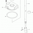 DF100A 115A 140A ,AT,AZ,AST Shift rod (df115az e03)
