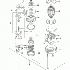 DF150/DF175 T, Z, ST,TG, ZG, Стартер
