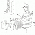 DF40AT 50AT 60AT,AVT Intake manifold  /  silencer  /  exhaust cover (df50a e0...