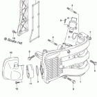 DF 50ATL Intake Manifold / Silencer / Exhaust Cover (DF50AVT E03)