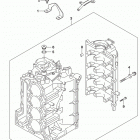 DF70AT 80AT 90AT Блок цилиндров