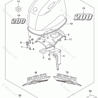 DF 200APL Engine Cover (For Y5S)