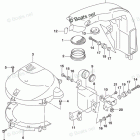 DF 200APL SILENCER / RING GEAR COVER