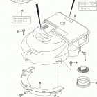 DF150/DF175 T, Z, ST,TG, ZG, Silencer  /  ring gear cover (df150t e03)