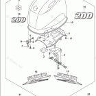 DF 200ATL Engine Cover (For Y5S) (DF200AZ E03)