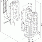 DF 100ATL Cylinder Block (DF100AT E03:From VIN.510016)