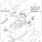 DF 250TX Engine Cover (For YKV) (DF250ST E03)