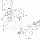 DF70AT 80AT 90AT Gear case (df80a e03)