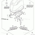 DF 200APL Engine Cover (For 0EP)