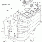 DF 200ATL INTAKE MANIFOLD / THROTTLE BODY
