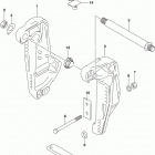DF150/DF175 T, Z, ST,TG, ZG, Clamp bracket (df150tg e03)