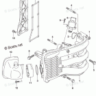 DF 40ATL Intake Manifold / Silencer / Exhaust Cover (DF40A E03)
