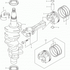 DF25A,AR,AT,AQH DF30AT,ATH Коленвал