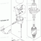 DF 25ATHS Starting Motor (DF25AQ P03)