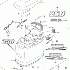 DF 250TX Engine Cover (For 0EP) (DF250T E03)