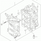 DF25A,AR,AT,AQH DF30AT,ATH Блок цилиндров