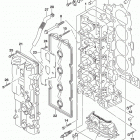 DF200AT,AZ ~510001 Головка цилиндров
