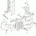 DF 60AVTL Intake Manifold / Silencer / Exhaust Cover (DF60A E03)