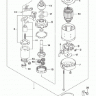 DF70AT 80AT 90AT Стартер