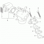 DF2.5 00252F Впускная труба и глушитель