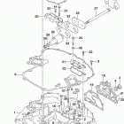 DF200T,Z 225,T,Z 250,T,Z,ST Engine holder (df250z e03)