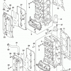 DF200T,Z 225,T,Z 250,T,Z,ST Cylinder head (df200z e03)