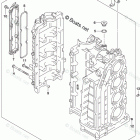 DF 140ATXW Cylinder Block (DF140AZ E03:Up To VIN.510025)