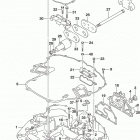 DF200T,Z 225,T,Z 250,T,Z,ST Engine holder (df225z e03)