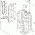 DF 115ASTL Cylinder Block (DF115AT E03:Up To VIN.510120)