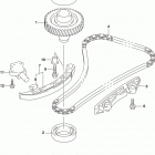 DF70AT 80AT 90AT Цепь ГРМ