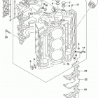DF200T,Z 225,T,Z 250,T,Z,ST Cylinder block (df250z e03)