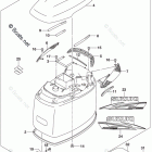 DF 225TX Engine Cover (For Y5S) (DF225Z E03)