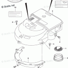 DF 150STX Silencer / Ring Gear Cover (DF175Z E03)