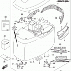 DF250/DF300 AP Engine cover (df250a e03)