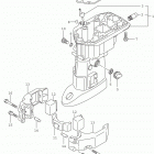 DF25A,AR,AT,AQH DF30AT,ATH Корпус ведущего вала (нога)