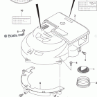 DF 150STX Silencer / Ring Gear Cover (DF175T E03)