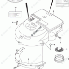 DF 150STX Silencer / Ring Gear Cover (DF150ST E03)