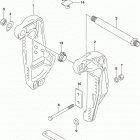 DF150/DF175 T, Z, ST,TG, ZG, Clamp bracket (df175tg e03)