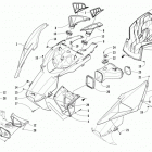 M 8000 SNO PRO 162 ORANGE Капот и воздуховоды