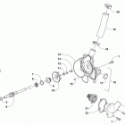 M 8000 SNO PRO 162 ORANGE Помпа и термостат