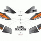 XF 7000 CROSSTOUR ORANGE Наклейки