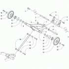 M 8000 SNO PRO 162 ORANGE Задняя подвеска ,задний рычаг