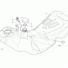 M 8000 MOUNTAIN CAT 162 BLACK Топливный бак
