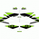 M 8000 SNO PRO 153 GREEN EARLY RELEASE Наклейки