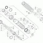 M 8000 SE ES 153 GREEN Задняя подвеска ,задний амортизатор