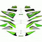 ZR 8000 SNO PRO ES 137 GREEN Наклейки