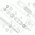 M 8000 SNO PRO 162 ORANGE Передний амортизатор задней подвески