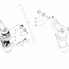 M 8000 MOUNTAIN CAT 162 BLACK Передний амортизатор задней подвески