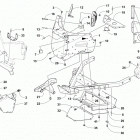 ZR 9000 RR 137 BLACK Front frame assembly