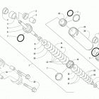 ZR 9000 SNO PRO 129 GREEN Задняя подвеска ,задний амортизатор